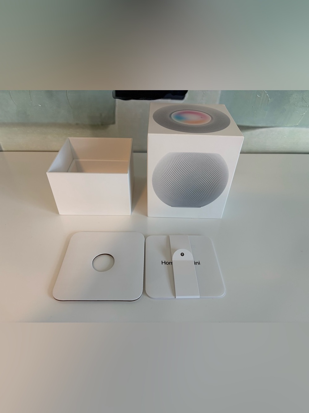 White Apple HomePod Mini Box Only - No Speaker